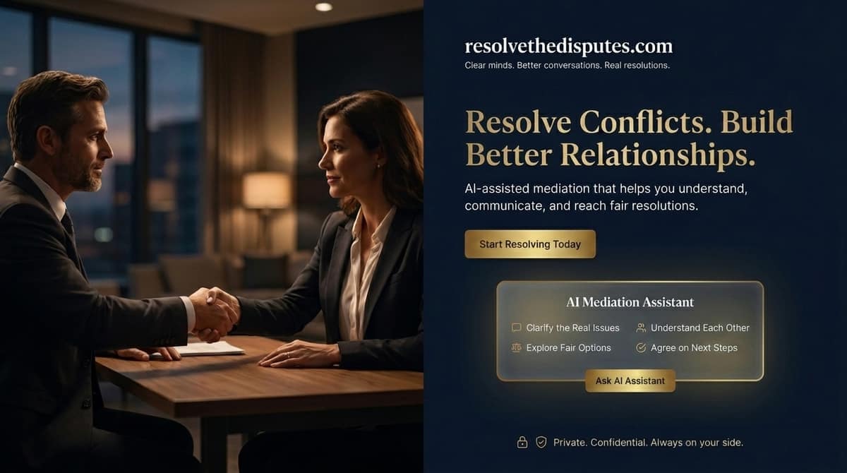ResolveTheDisputes platform preview